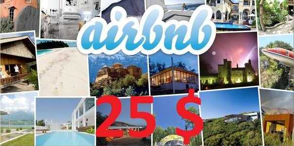 airbnb, 25$